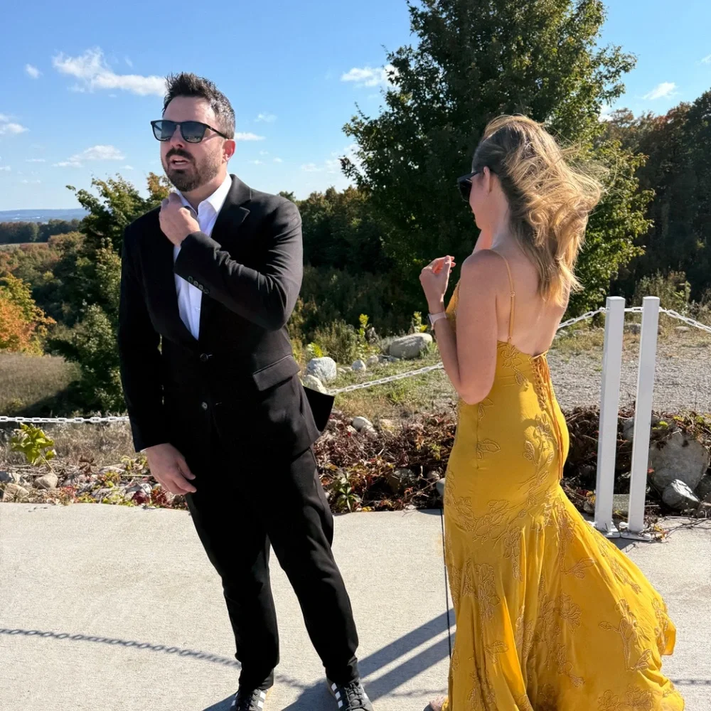 House of CB Rosalia Beaded Georgette Gown - Picture 10 of 10